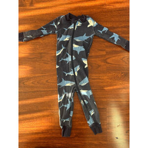 Baby Hanna Andersson Shark Footie 24 Months